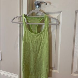 lululemon athletica Light Green Tank Top